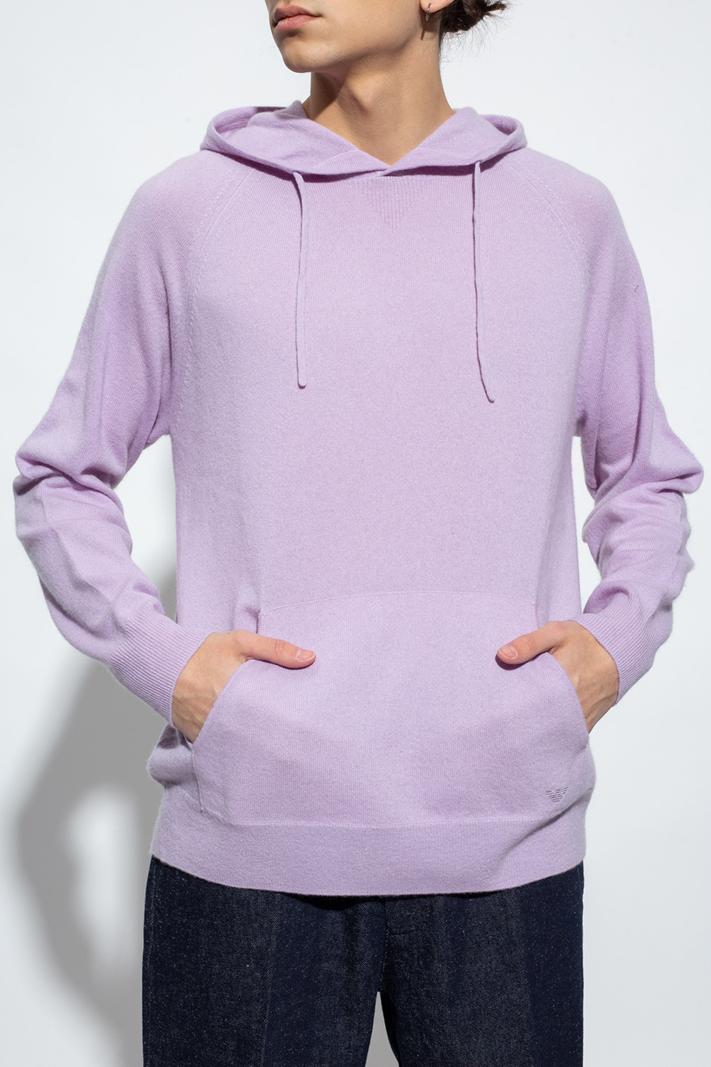 SchaferandweinerShops TW - Cashmere hoodie Emporio Armani
